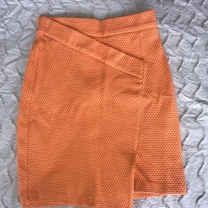 High Waisted Asymmetrical Skirt